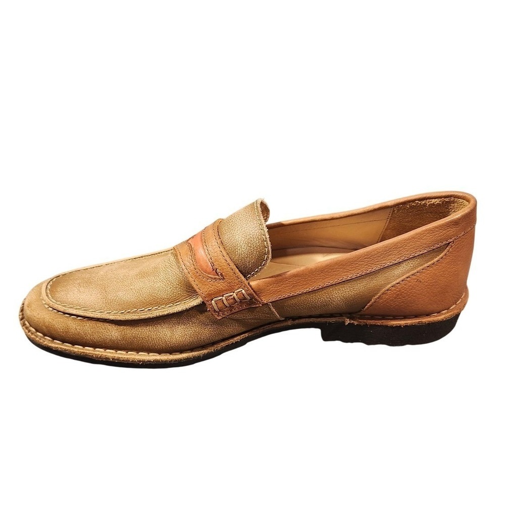 Tommy Bahama Shoes Mens Size 13 Brown Leather Slip On Loafers Casual Comfort
